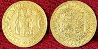 Tschechoslowakei Czechoslovakia 1 Dukat Ducat Gold St. Wenzel Duke Wenceslas -