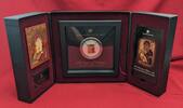 Cook-Inseln, Cook Islands 20 Dollars Silbermünze mit Goldinlay - Gold Masterpieces of Art - Virgin of Vladimir - PP 1/4 Unze FEINGOLD! -