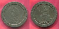 England Großbritannien United Kingdom 2 Penny Pence Cartwheel Type George III. Planchet flaw at edge -
