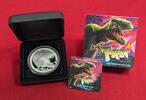 Tuvalu 5 Dollar Silbermünze - 5 oz Silver Proof Coin T-Rex - Tyrannosaurus Rex - Dinosaurier -