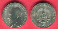 DDR 5 Mark Neusilber Gedenkmünze Carl von Ossietzky -