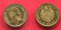 Germany Deutschland Hessen Darmstadt Gold 5 Mark Ludwig IV. Rare Type Selten -