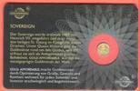 Ruanda 10 FRW Minigoldmünze - 1/200 Unze Gold Sovereign - aus der Serie Icons of the World - Gold Affordable -