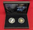 China 100 Yuan Gold & 10 Yuan Silber Panda - Exclusive Diamond -