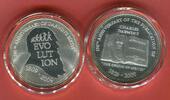 Tuvalu 2 x 1 Dollar Silber Charles Darwin Jubiläumsjahr 2009, Set mit zwei Münzen a 20 Gramm -