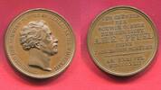 Brandenburg Preußen Königreich Berlin Bronzemedaille Pfuel, A.H. Ernst von Gründer der Schwimmschule in Berlin 25 Jahrfeier -