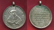 Sachsen Albertinische Linie Kurfürstentum Silberguß Medaille mit altem Henkel 100 Jahre Augsburger Konfession Johann der Beständige von Dadler -