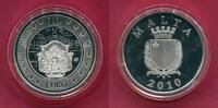 Malta 10 Euro Silbermünze Auberge d'Italie -