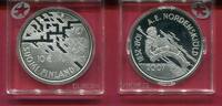 Finnland 10 Euro Silbermünze 175. Geburtstag Adolf Erik Nordenskjöld -