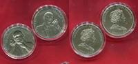 Cook Islands 2 x 5 Dollars Silber Konvex Konkav Dreams Can Come True Obama M. L. King, Konvex Konkav -