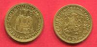 Tschechoslowakei Czechoslovakia 1 Dukat Ducat Gold St. Wenzel Ohne Seriennummern Duke Wenceslas First Year of Mintage -