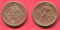 Freiberg Porzellanmedaille meißen Unseren Gefallenen 1. Weltkrieg -