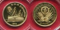 Northern Mariana Islands Marianen 25 Dollars Gold 2005 HMS Hohenzollern Wilhelm II. Schiff Ship - 1/