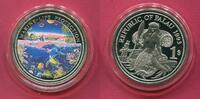 Palau 1 Dollar Cu-Ni-Münze Marine-Life Protection - Meeresfauna (m. Farbapplikation) -