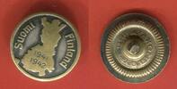 Drittes Reich, Finnland, Deutschland Miniatur Abzeichen mit Schraubscheibe Finnisch-deutsche Nordfront - Suomi Finland 1941/ 1942 -