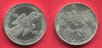 Bundesrepublik Deutschland, Germany FRG 5 DM Gedenkmünze Silber Germanisches Museum in Nürnberg Adlerfibel Erhaltung -