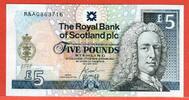 United Kingdom England Royal Bank of Scotland 5 Pounds Pfund Sterling Comemmorative 250-jähriges Bestehen des St. Andrews Royal & Ancient Golf Club -