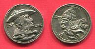 Deutschland Heiliges Römisches Reich HRR Silber Gußmedaille Satirische Medaille auf die Reformation Janusköpfe Renaissance Motiv rar -