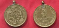 Brandenburg Preußen Medaille mit Öse Frankreich Feldzug 1870 - 71 Rand aus erobertem Geschütz -