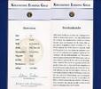 Liberia 12 Dollars Gold 1/50 Unze Kollektion Europas Gold - Slowenien - Drachenbrücke -