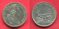 Frankreich France Königreich Kingdom Jeton Silber Ludwig XV. Ordinaire des Guerres -