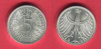 Deutschland, BRD 5 Mark Kursmünze Silberadler - Prägestätte Stuttgart -