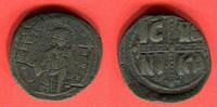Byzanz Follis Michael IV Paphlagon Anonymer Follis IC-XC NI-KA Christus Kreuz -