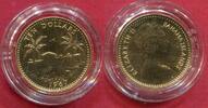 Bahamas Bahama Islands 10 Dollars Gold Elizabeth II. -