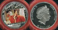 Cook-Inseln, Cook Islands 20 Dollars Silber 3 Unzen Masterpieces of Art - John Collier - Lady Godiva -