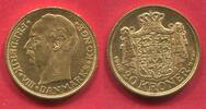 Dänemark 20 Kronen Kroner Goldmünze Kursmünze Friedrich VIII. -