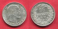 Dänemark Denmark 16 Skilling shillings Reeded Edge Frederick VII (Frederik VII) (1848-1863) -