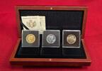 Monaco 3 x 10 Francs Satz 1982 Prinzessin Grace Kelly Essai Pattern Proben BU with COA & box