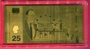 Deutschland 0,5 Gramm Goldnote 25 Jahre Deutsche Einheit - Prager Botschaft -