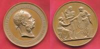 Österreich Austria Große Bronzemedaille Weltausstellung Wien Dem Verdienste Franz Joseph I. Erhaltung ! -