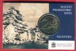 Malta 2 Euro Gedenkmünze Tempel von Ggantija - Kulturelles Erbe -