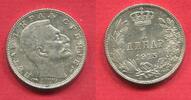 Serbien Serbia 1 Dinar Silber Peter I (1903-1918) -