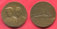 Deutschland Kaiserreich Preußen Bronzemedaille Prinz Prinzessin Heinrich von Preußen Cap Trafalgar Fahrt -