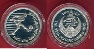 Ägypten, Egypt 5 Pfund Silber Olympische Spiele Barcelona 1992 - Fussball -