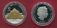Cook-Inseln 10 Dollars Silbermünze Semperoper Dresden Skulpturmünze (1 oz, m. 24-Karat-Teilvergoldung) -
