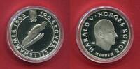 Norwegen 100 Kronen Silbermünze Olympische Winterspiele 1994 Lillehammer - Skispringen (1 oz) -