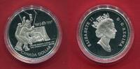 Kanada 1 Dollar Silbermünze Eishockey -