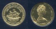 Britisch Virgin Islands Jungferniseln 100 Dollars Gold 400th Anniversary World Circumnavigation by Sir Francis Drake -