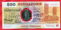 Singapur Singapore 50 Dollars Polymer Commemorative Banknote 25 Jahre Unabhängigkeit One People One Nation One Singapore -