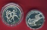 San Marino 500 + 1000 Lire Silber Olympiade in Barcelona 1992 - Wagenlenker und Speerwerfer -