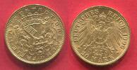 Freie Hansestadt Bremen 20 Mark Gold Stadtwappen Mit GfM Zertifikat German COA -