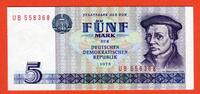 DDR 5 Mark Banknote Thomas Müntzer -