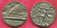 Deutschland Karl Goetz England Eisen Gußmedaille Cast Iron Versenkung der Lusitania Englischer Nachguß mit 5.May 1915 Schwere Variante -