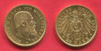 Württemberg 20 Mark König Wilhelm II. -