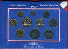 Frankreich 38,86 Francs Kursmünzensatz 1 Centimes - 20 Francs - Serie Francaise 1999 -