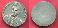 Einseitige Zinlkmedaille o.J. ND Deutschland 1933 - 1945 2. Weltkrieg WWII Generalfeldmarschall Rommel Portrait vz-prfr
